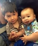 Flying long haul with two children under 5