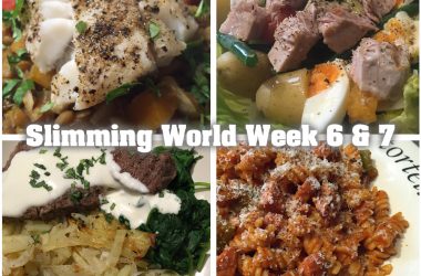 Slimming World weeks 6 and 7