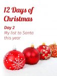 On the second day of Christmas…My list to Santa this year
