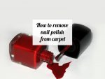 How to remove nail polish from carpet