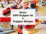 Review: BRIO Firefighter Set and Firefighter Helicopter