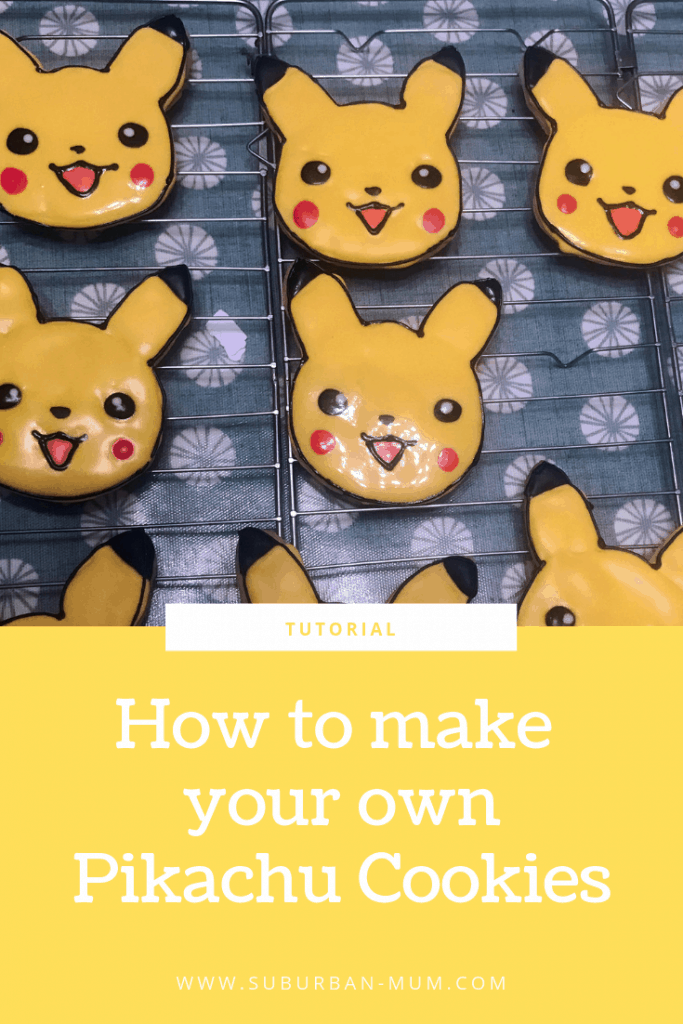 How to make your own Pikachu cookies tutorial