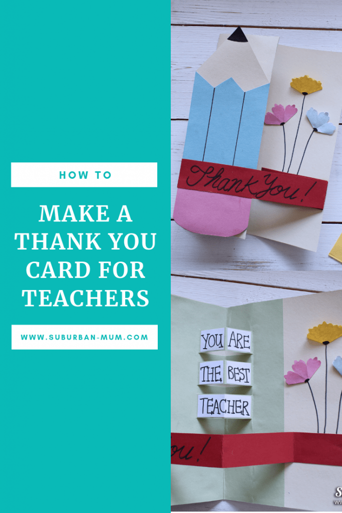 How to make a Thank You card for Teachers