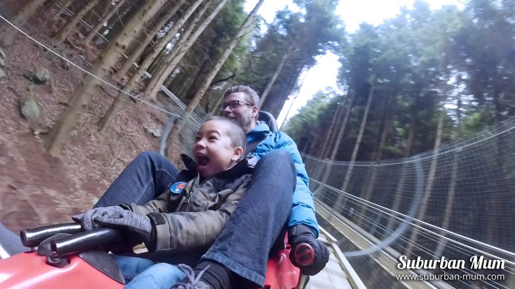 Riding the Zip World Fforest Coaster in North Wales