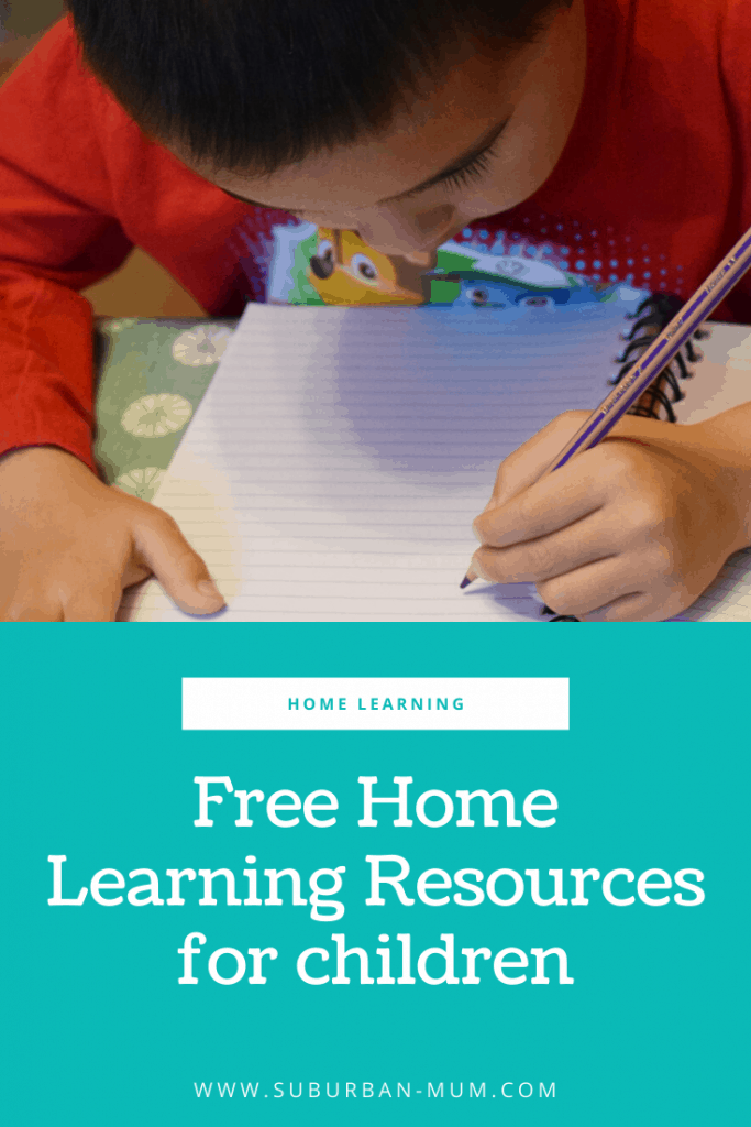 Free home learning resources for children