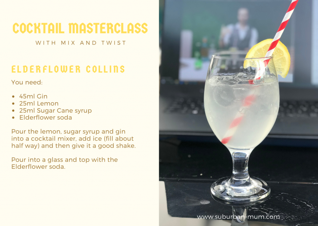 How to make a Elderflower Collins Cocktail