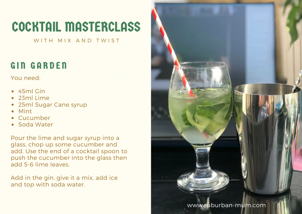 How to make a Gin Garden Cocktail