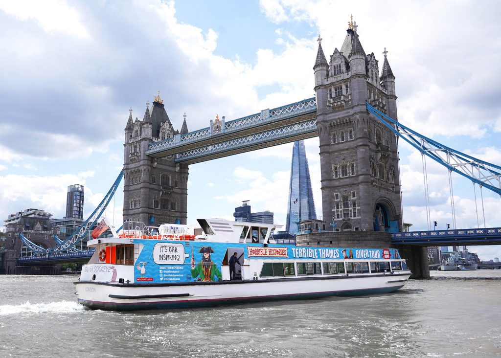 Horrible Histories Thames Tour - boat