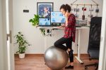 The benefits of a sit-stand desk while working from home