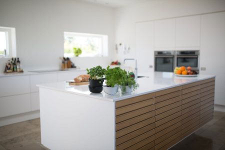 white designer kitchen