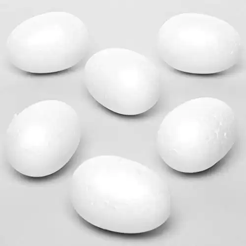 Baker Ross E233 Polystyrene Eggs (Pack of 10)
