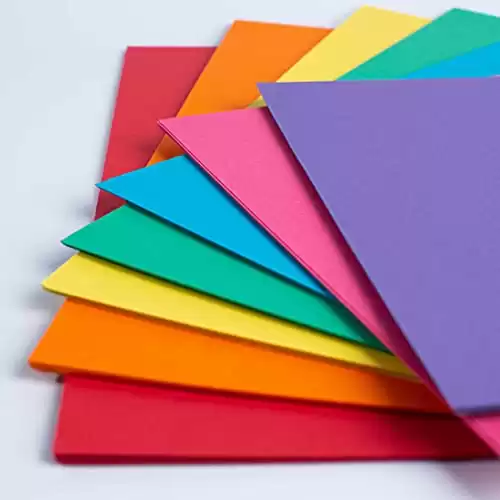 A4 160 GSM Card - Rainbow Coloured Card (Pack of 50)