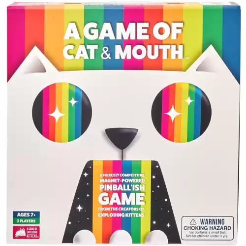 Exploding Kittens A Game of Cat and Mouth by Exploding Kittens - Card Games for Adults Teens & Kids - Fun Family Games, 10.5 x 3.23 x 10.5 inches