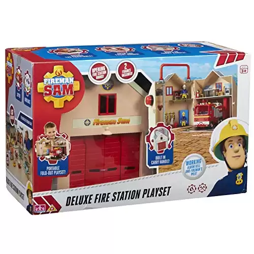 Fireman Sam Deluxe Fire Station Playset