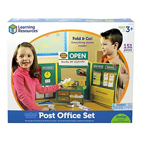 Learning Resources Pretend and Play Post Office, 410 x 330 x 75 mm