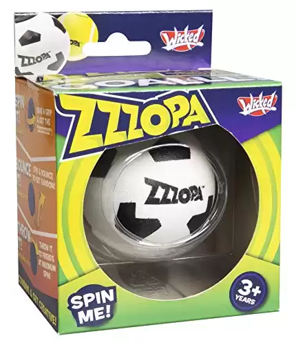 Wicked Vision SP1000 Zzzopa Wicked Sport Goal Play Ball, White and Black