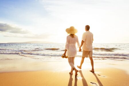 couple on beach