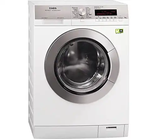 Free-Standing Washing Machine in Stainless Steel with Ant