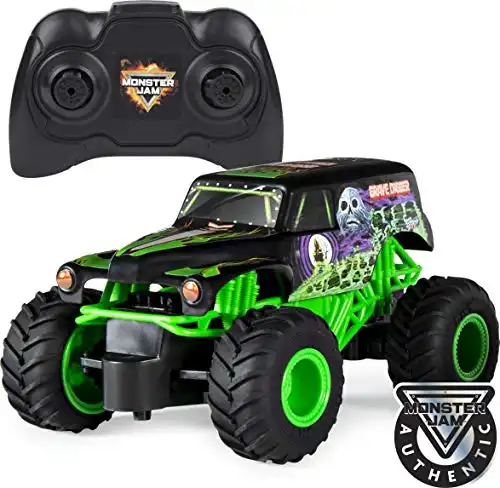 Monster Jam, Authentic Grave Digger RC, 1:24 Scale, 2.4 GHz, for Ages 4 and Up