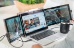 Leveraging portable monitors for enhanced learning and online education