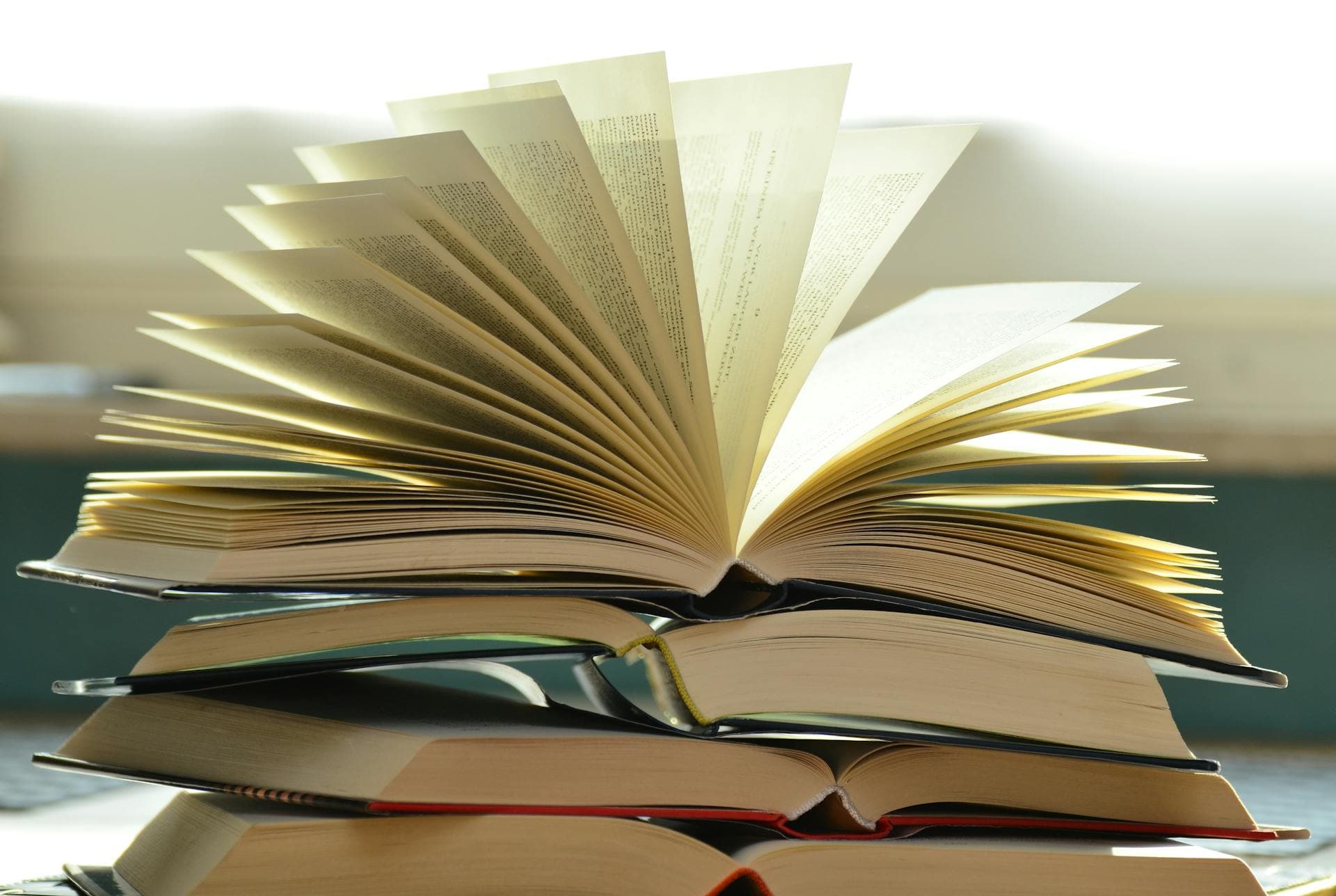open pages of a book