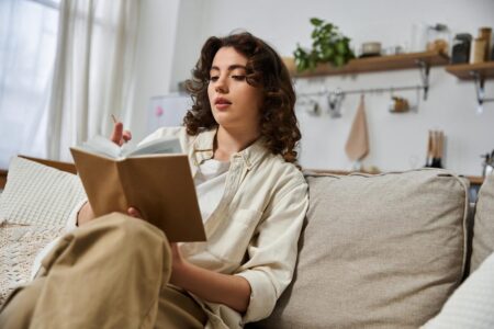 woman journaling