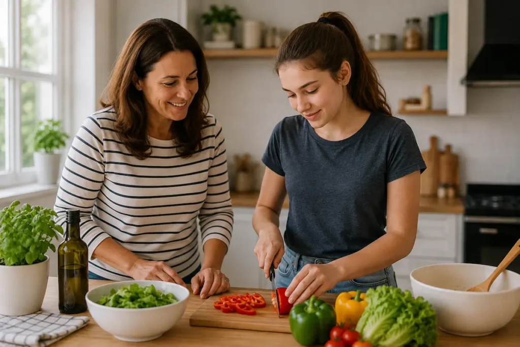 food-safety-for-teens How to help older kids build food-safe habits before leaving home