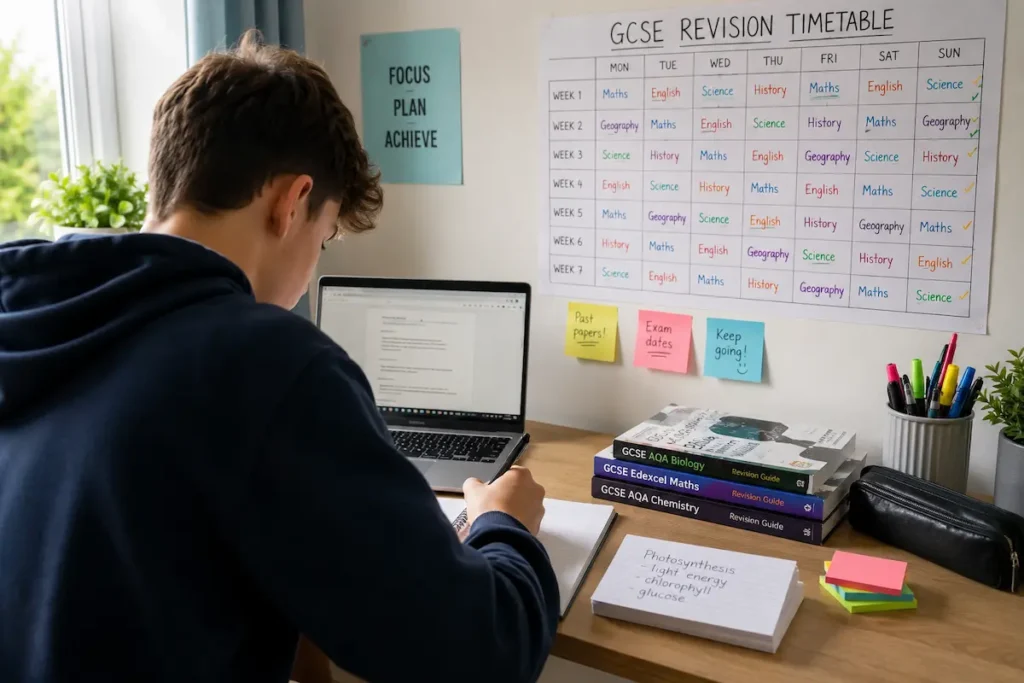 year-11-student-planning-gcse-revision When Should GCSE Revision Start? A Realistic Guide for Parents